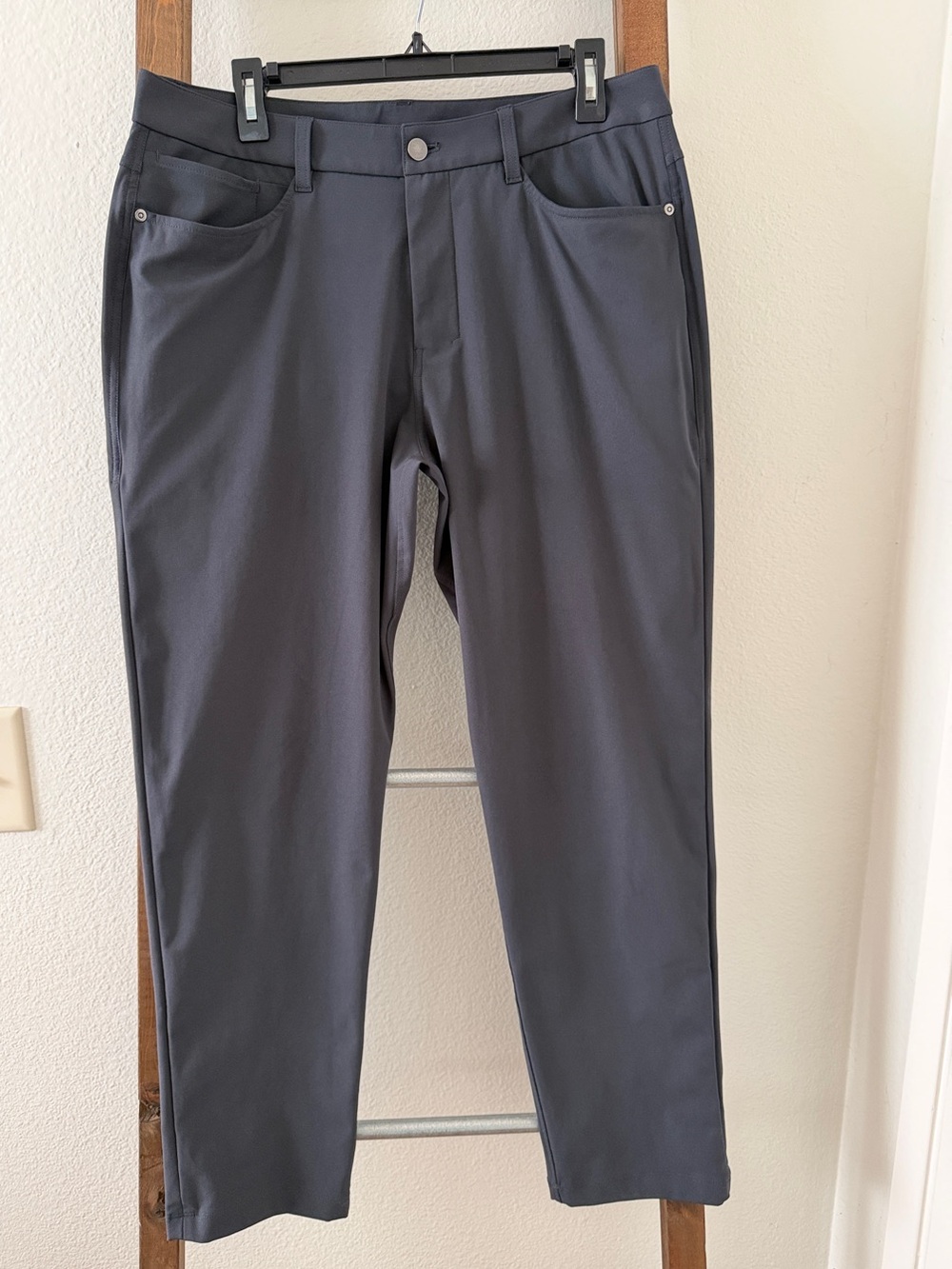 lululemon athletica Men's Slate Gray ABC Classic-Fit 5 Pocket Pants